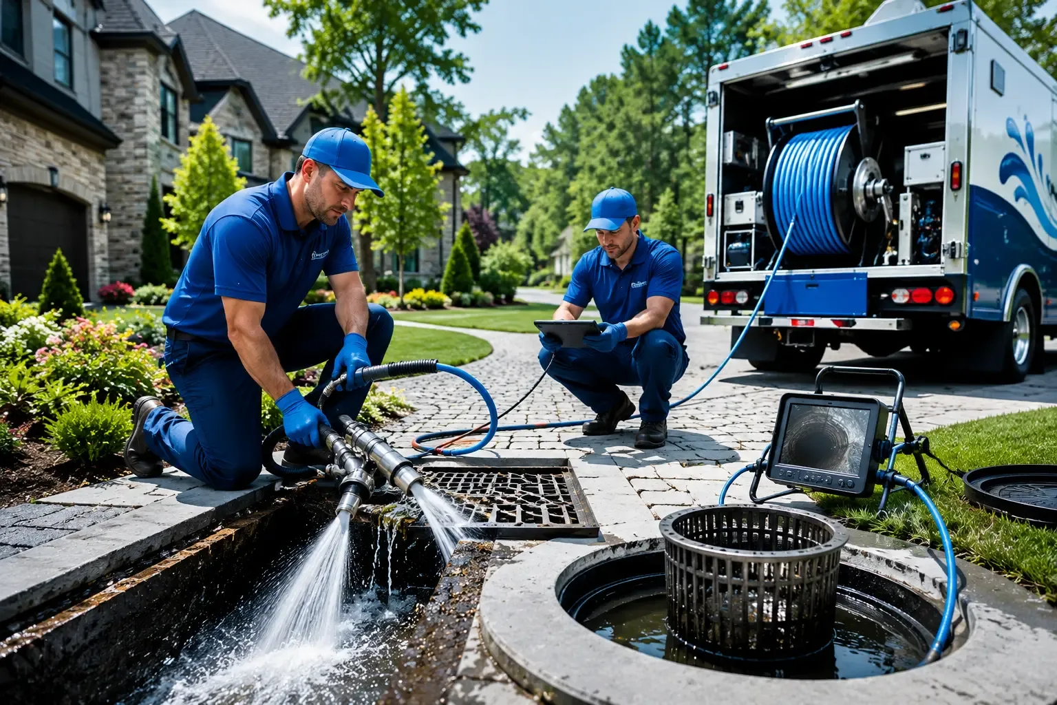 Local outdoor drain cleaning professionals in Marlton, NJ